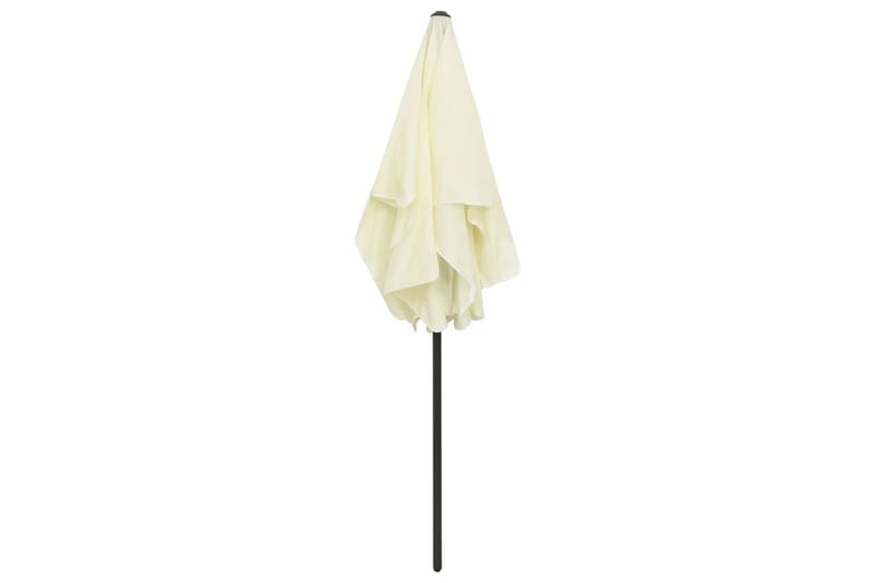 Strandparasoll sandgul 180x120 cm - Gul - Hagemøbler - Solbeskyttelse - Parasoller