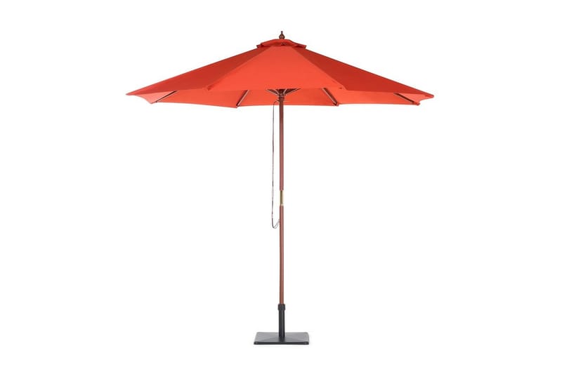 Tuscany Ii Parasoll 254 cm - Rød - Hagemøbler - Solbeskyttelse - Parasoller