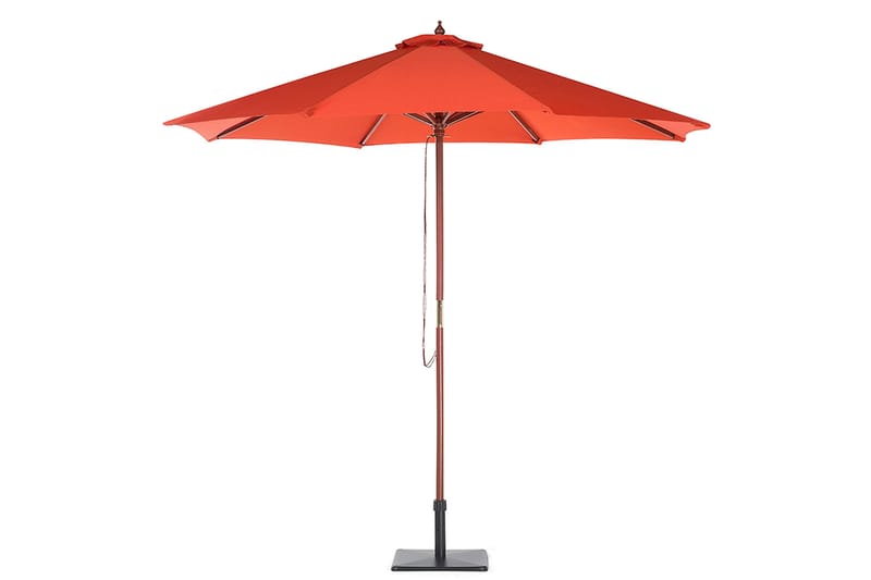 Tuscany Ii Parasoll 254 cm - Rød - Hagemøbler - Solbeskyttelse - Parasoller - Balkongparasoll