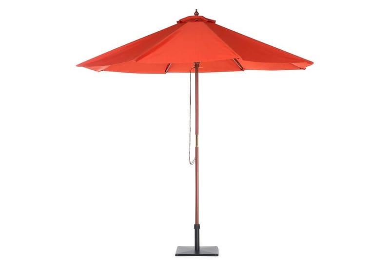 Tuscany Ii Parasoll 254 cm - Rød - Hagemøbler - Solbeskyttelse - Parasoller - Balkongparasoll