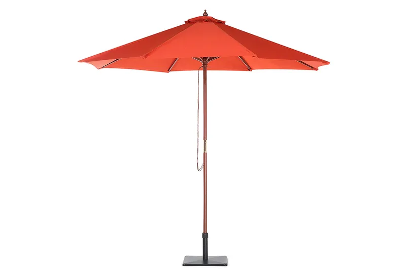 Tuscany Ii Parasoll 254 cm - Rød - Hagemøbler - Solbeskyttelse - Parasoller - Balkongparasoll