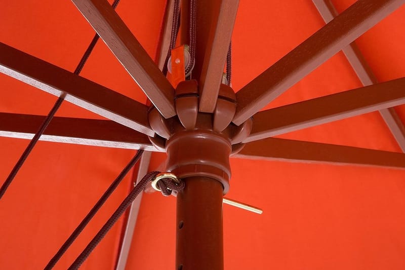 Tuscany Ii Parasoll 254 cm - Rød - Hagemøbler - Solbeskyttelse - Parasoller - Balkongparasoll