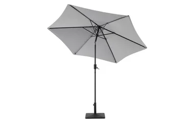 Varese Parasoll 230 cm - Grå - Hagemøbler - Solbeskyttelse - Parasoller - Balkongparasoll