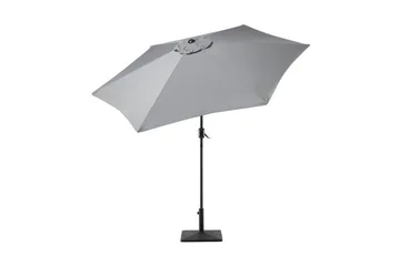 Varese Parasoll 230 cm - Grå - Hagemøbler - Solbeskyttelse - Parasoller - Balkongparasoll