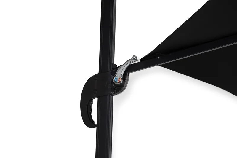 Vienna Parasoll 3 m - Svart - Hagemøbler - Solbeskyttelse - Parasoller - Hengeparasoll