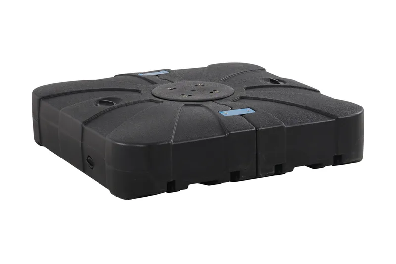 Vienna Parasollfot 3x3 m - Svart - Hagemøbler - Solbeskyttelse - Parasoller - Parasollfot