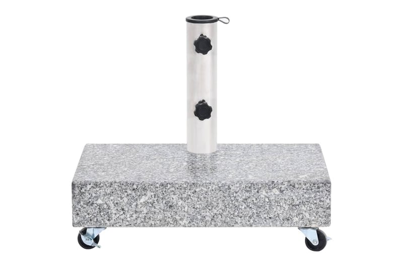 Parasollfot lysegrå 45x25x8,3 cm granitt - Grå - Hagemøbler - Solbeskyttelse - Parasoller