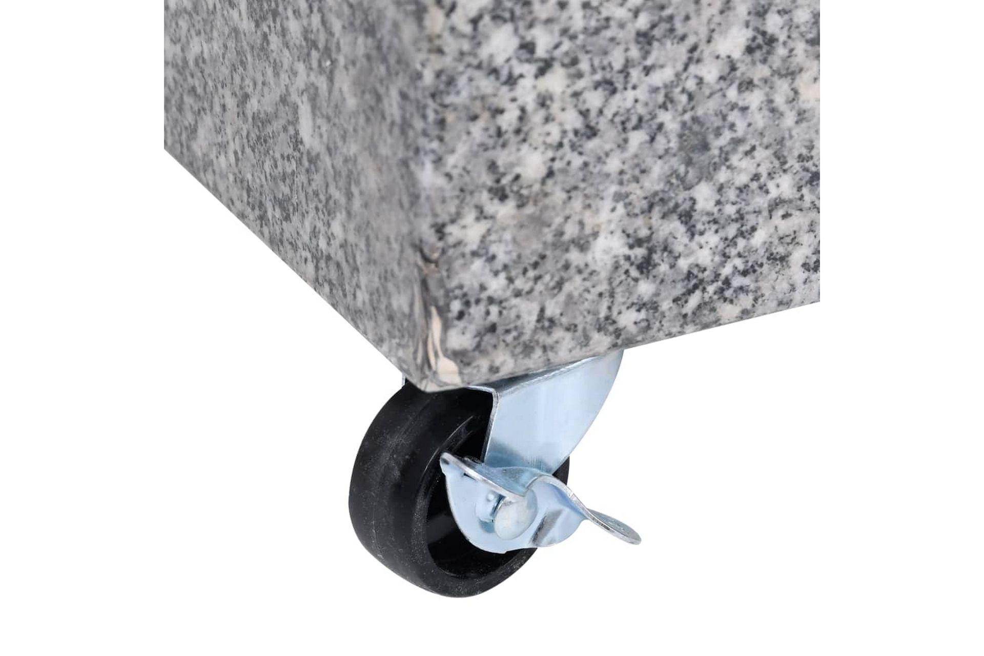 Parasollfot lysegrå 45x25x8,3 cm granitt - Grå - Hagemøbler - Solbeskyttelse - Parasoller