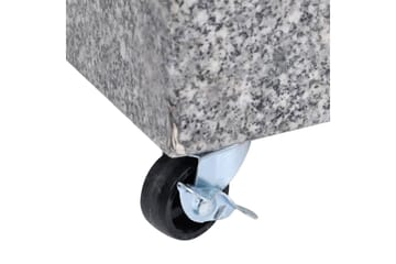 Parasollfot lysegrå 45x25x8,3 cm granitt - Grå - Hagemøbler - Solbeskyttelse - Parasoller