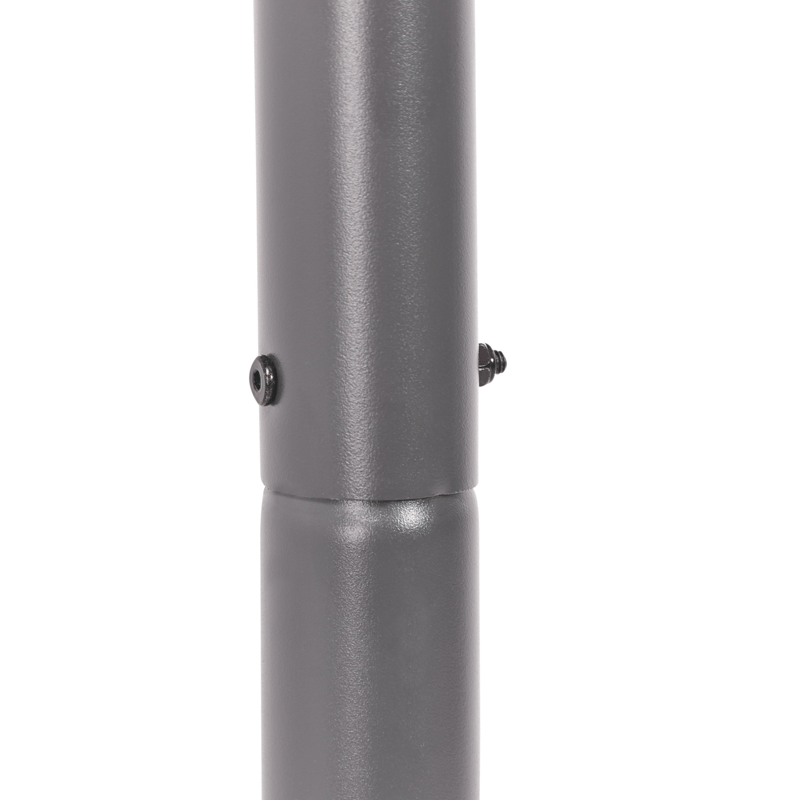 Paviljong Aventine 300 cm Stål - Grå/Svart - Hagemøbler - Solbeskyttelse - Pergola