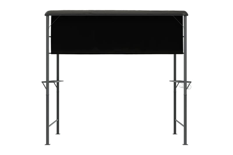 beBasic Paviljong med tak 220x110x200 cm antrasitt - AntrasittgrÃ¥ - Hagemøbler - Solbeskyttelse - Paviljonger - Komplett paviljong