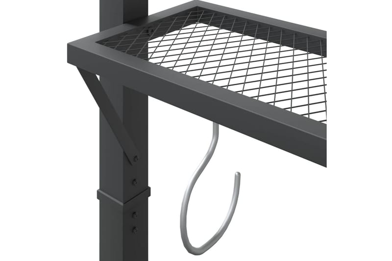 beBasic Paviljong med tak 220x110x200 cm antrasitt - AntrasittgrÃ¥ - Hagemøbler - Solbeskyttelse - Paviljonger - Komplett paviljong