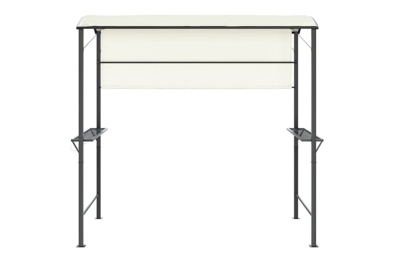 beBasic Paviljong med tak 220x110x200 cm kremhvit - Krem - Hagemøbler - Solbeskyttelse - Paviljonger - Komplett paviljong