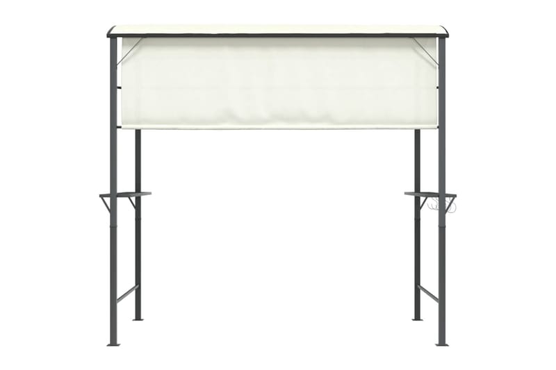 beBasic Paviljong med tak 220x110x200 cm kremhvit - Krem - Hagemøbler - Solbeskyttelse - Paviljonger - Komplett paviljong