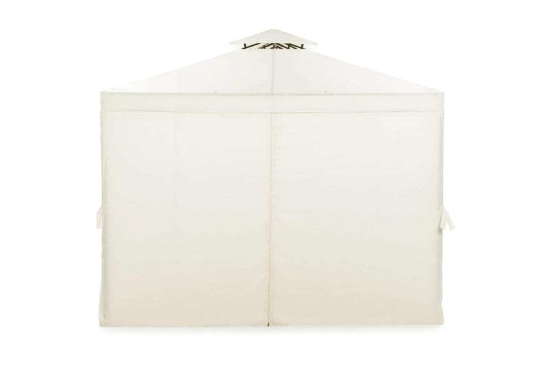 Bermuda komplett paviljong inkl. tak og vegger 3x4 m – Offwhite - Hagemøbler - Solbeskyttelse - Paviljonger - Komplett paviljong