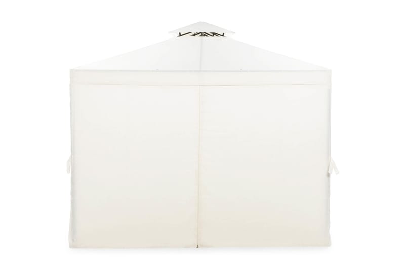 Bermuda komplett paviljong inkl. tak og vegger 3x3 m – Offwhite - Hagemøbler - Solbeskyttelse - Paviljonger - Komplett paviljong