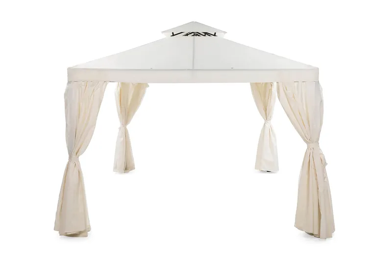 Bermuda Paviljong uten Vegger 300x400 cm inkl. Myggnett - Offwhite - Hagemøbler - Solbeskyttelse - Paviljonger