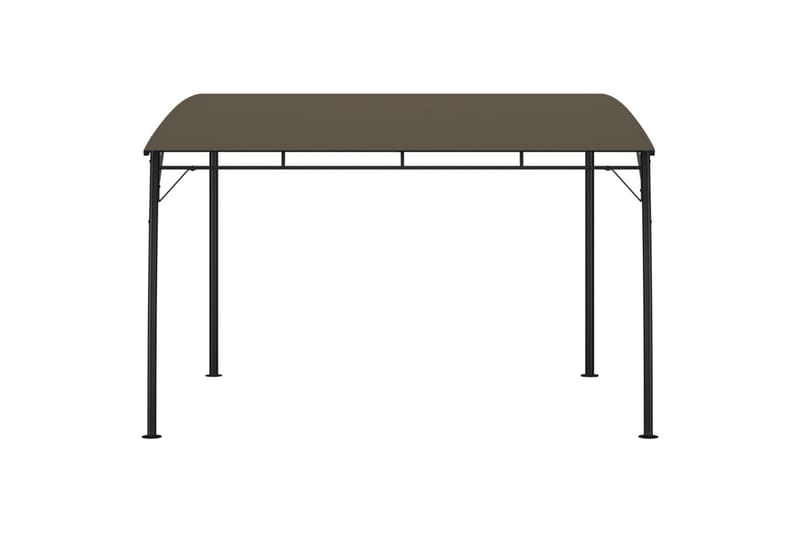 Hagemarkise 3x3x2,25 m gråbrun - Taupe - Hagemøbler - Solbeskyttelse - Paviljonger - Komplett paviljong