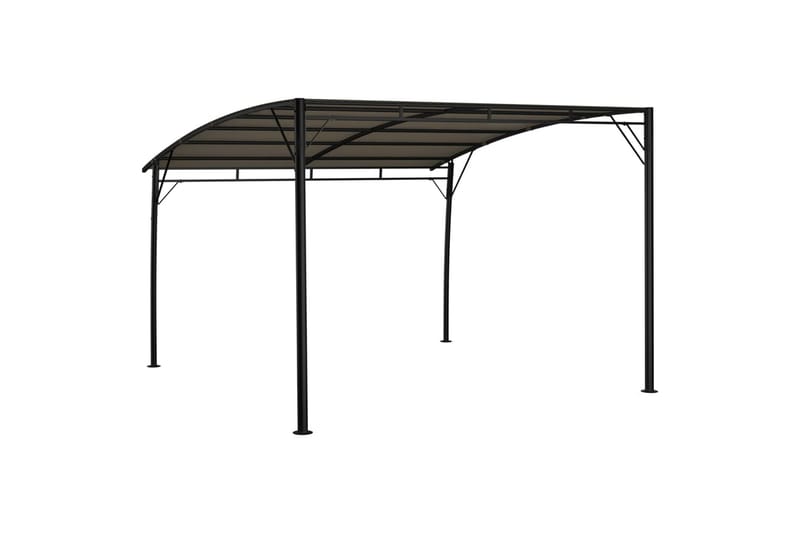 Hagemarkise 3x3x2,25 m gråbrun - Taupe - Hagemøbler - Solbeskyttelse - Paviljonger - Komplett paviljong
