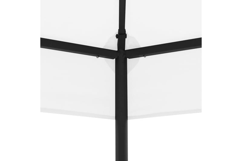 Hagepaviljong 323x275x265 cm hvit 180 g/m² - Hvit - Hagemøbler - Solbeskyttelse - Paviljonger