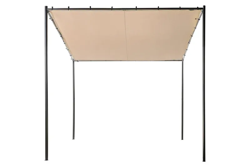 Hagepergola Vimino, Taupe, svart