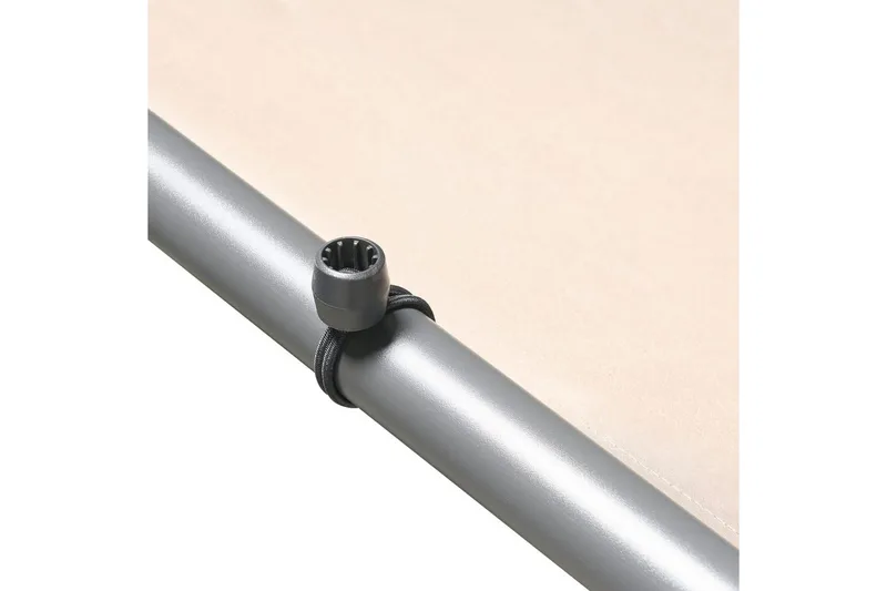 Hagepergola Vimino - Taupe, svart - Hagemøbler - Solbeskyttelse - Pergola