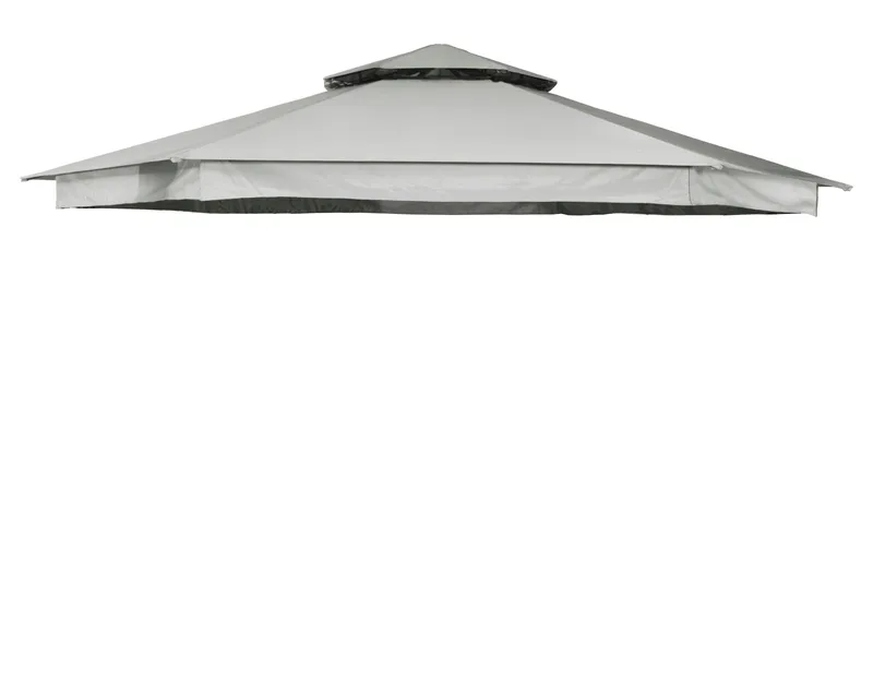 Hillerstorp Luxor paviljongtak Ø400 cm grå, Grå