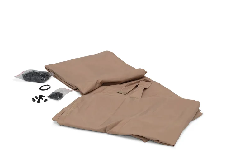 Hillerstorp Luxor Paviljongvegger 300 x 300 cm - Beige - Hagemøbler - Solbeskyttelse - Paviljonger - Paviljongvegger