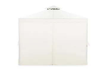 Bermuda komplett paviljong inkl. tak og vegger 3x3 m - Offwhite - Hagemøbler - Solbeskyttelse - Paviljonger - Komplett paviljong