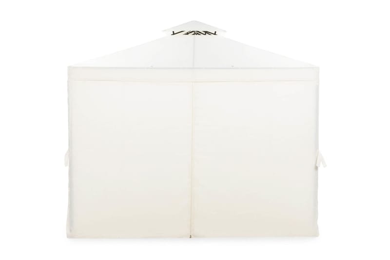 Bermuda Komplett Paviljong 3x4 m - Inkl. Vegger Naturhvit - Hagemøbler - Solbeskyttelse - Paviljonger - Komplett paviljong