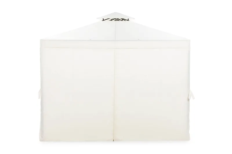 Bermuda Paviljong uten Vegger 300x300 cm inkl. Myggnett - Offwhite - Hagemøbler - Solbeskyttelse - Paviljonger - Paviljong med tak