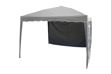 Easy up Paviljong 295x295 cm Hvit/brun