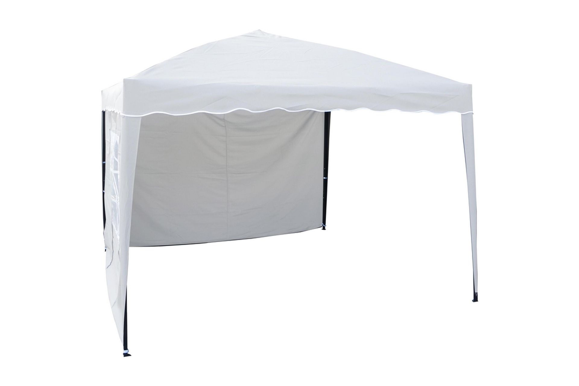 Easy Up Paviljong 295x295 cm - Hvit - Hagemøbler - Solbeskyttelse - Paviljonger - Komplett paviljong