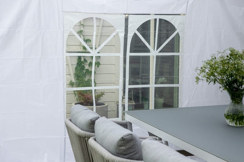 Easy Up Paviljong 295x295 cm - Hvit - Hagemøbler - Solbeskyttelse - Paviljonger - Komplett paviljong