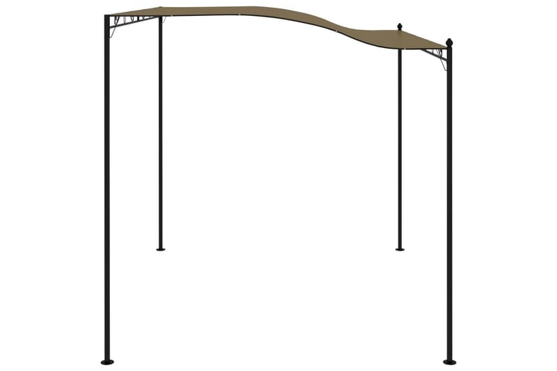 Hagemarkise 3x2,5 m gråbrun 180 g/m² - Taupe - Hagemøbler - Solbeskyttelse - Paviljonger - Komplett paviljong