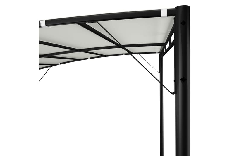 Hagemarkise 3x3x2,25 m kremhvit - Hagemøbler - Solbeskyttelse - Paviljonger - Komplett paviljong