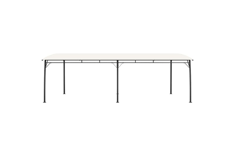 Hagemarkise 6x3x2,25 m kremhvit - Hagemøbler - Solbeskyttelse - Paviljonger - Komplett paviljong