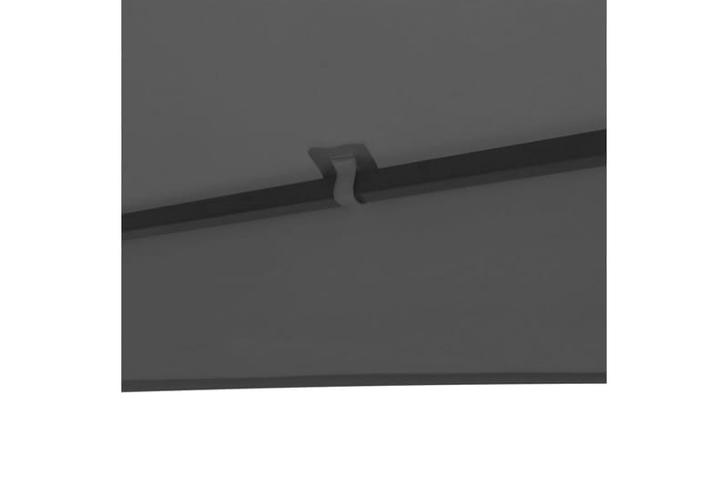 Hagepaviljong 323x275x265 cm antrasitt - Grå - Hagemøbler - Solbeskyttelse - Paviljonger - Komplett paviljong