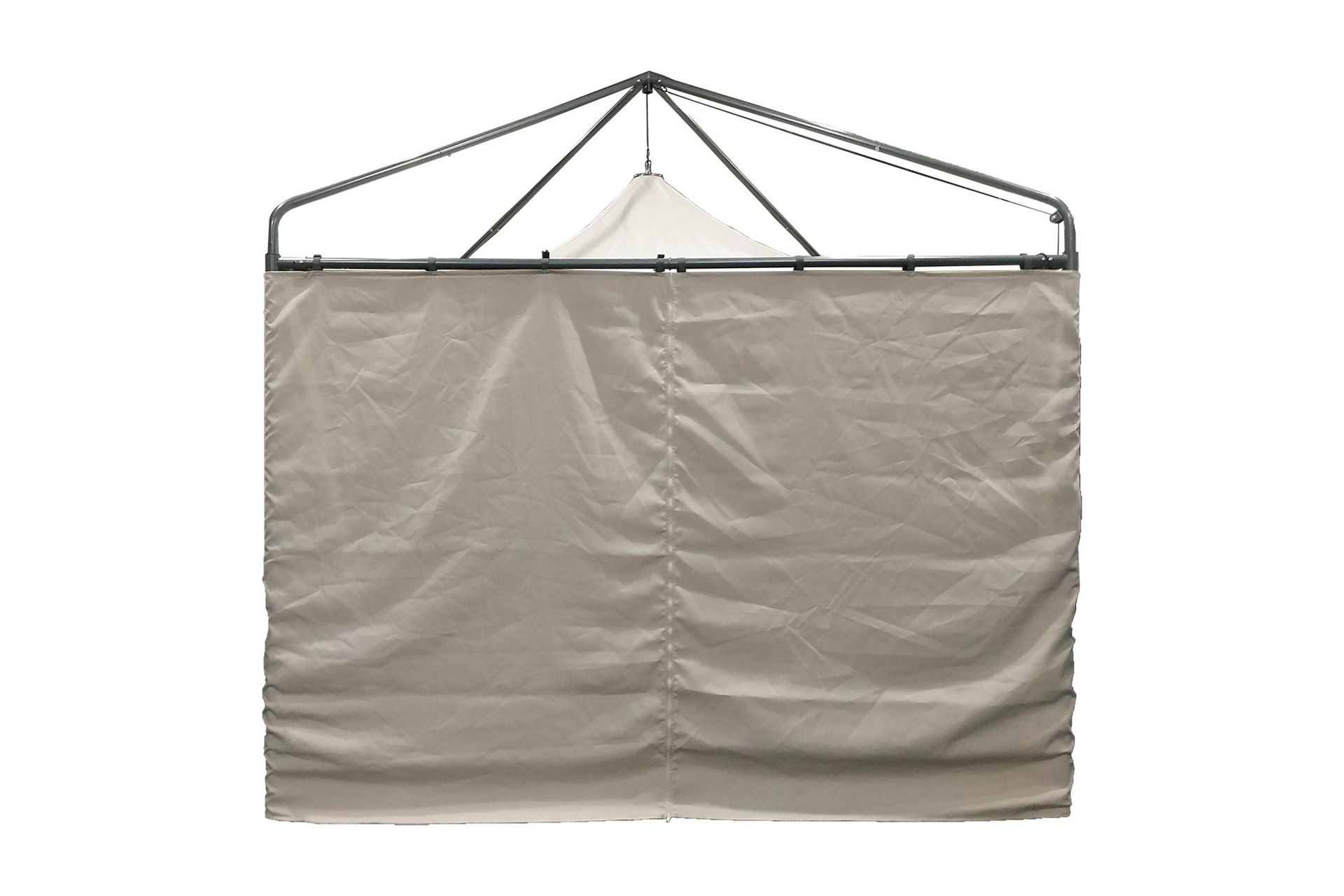 Madrena Paviljong 300x300 cm Stålramme - Grå - Hagemøbler - Solbeskyttelse - Paviljonger - Komplett paviljong