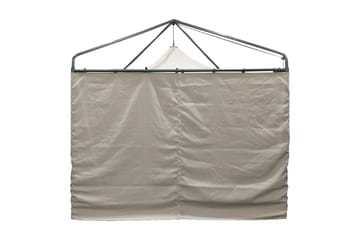 Madrena Paviljong 300x300 cm Stålramme - Grå - Hagemøbler - Solbeskyttelse - Paviljonger - Komplett paviljong
