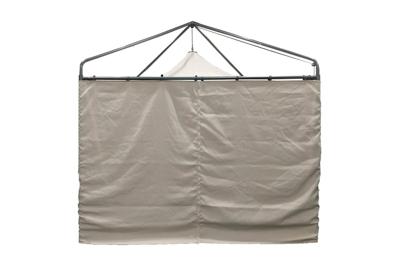 Madrena Paviljong 300x300 cm Stålramme - Grå - Hagemøbler - Solbeskyttelse - Paviljonger - Komplett paviljong