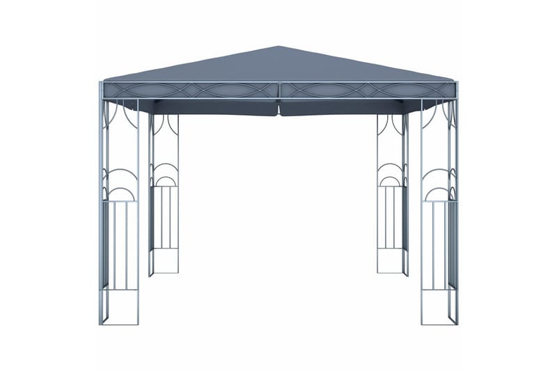 Paviljong 300x300 cm antrasitt - Hagemøbler - Solbeskyttelse - Paviljonger - Komplett paviljong