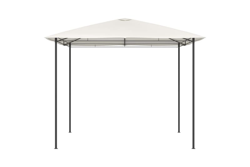 Paviljong 3x3x2,6 m kremhvit 160 g/m² - Krem - Hagemøbler - Solbeskyttelse - Paviljonger - Komplett paviljong