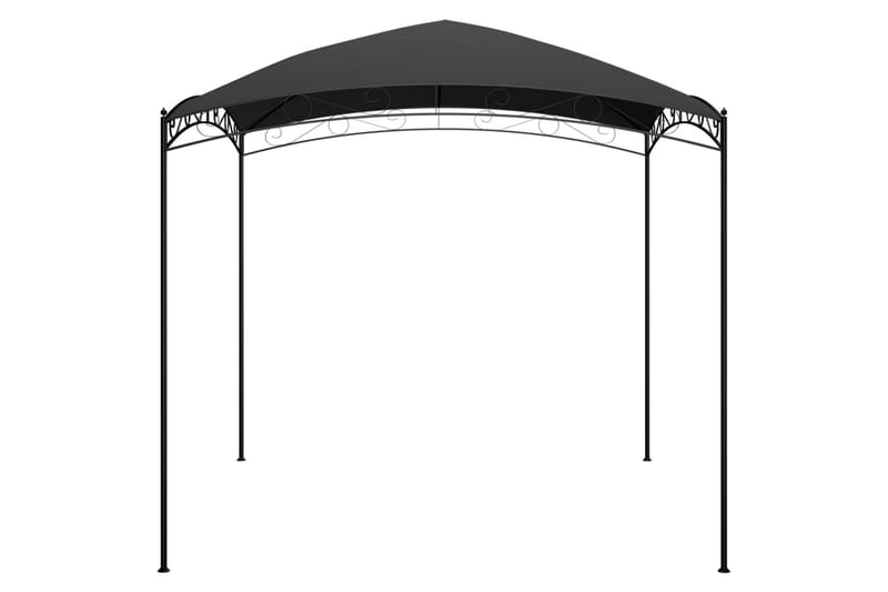 Paviljong 3x3x2,65 m antrasitt 180 g/m² - Antrasittgrå - Hagemøbler - Solbeskyttelse - Paviljonger - Komplett paviljong