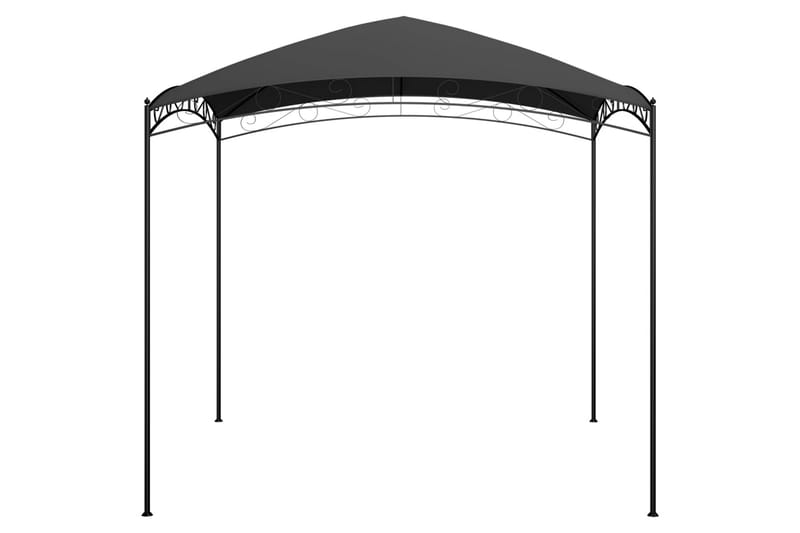 Paviljong 3x3x2,65 m antrasitt 180 g/m² - Antrasittgrå - Hagemøbler - Solbeskyttelse - Paviljonger - Komplett paviljong