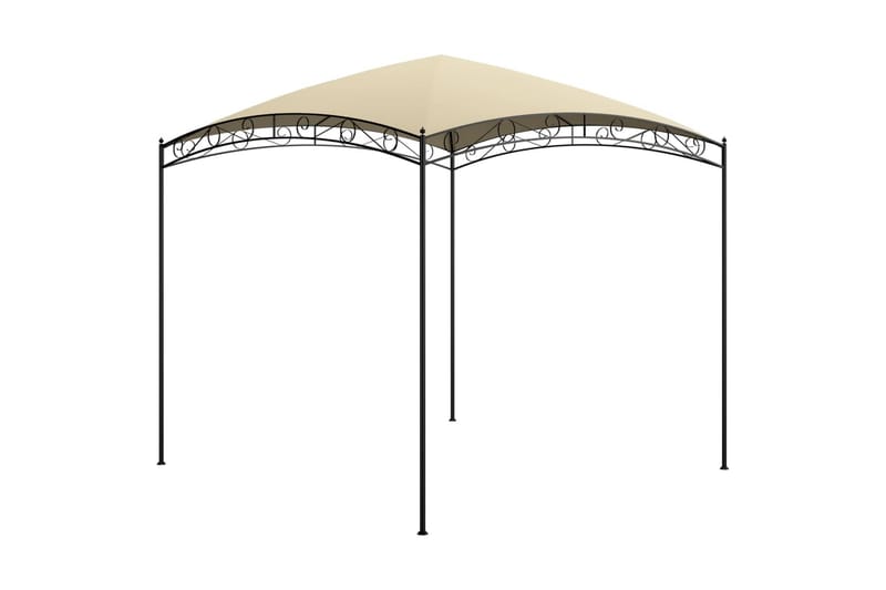 Paviljong 3x3x2,65 m kremhvit 180 g/m² - Krem - Hagemøbler - Solbeskyttelse - Paviljonger - Komplett paviljong