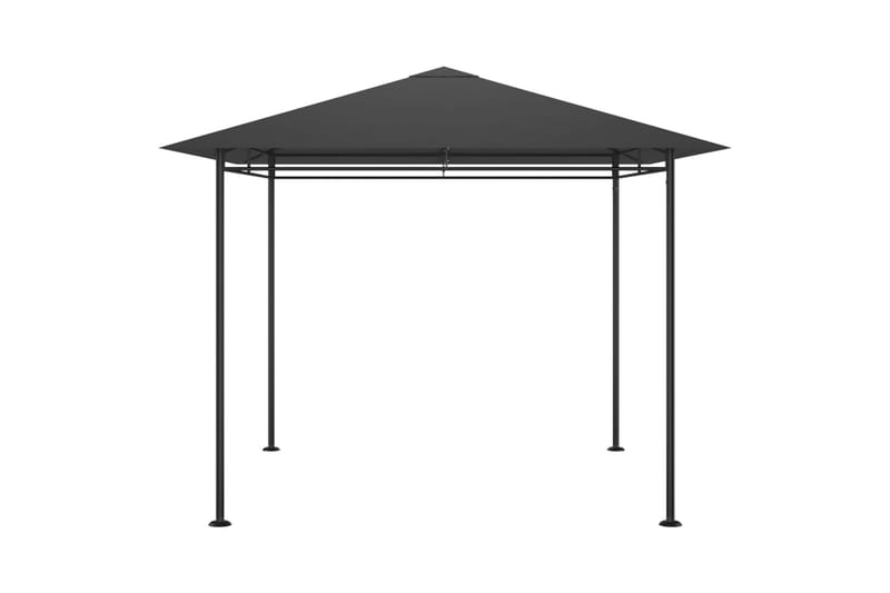 Paviljong 3x3x2,7 m antrasitt 180 g/m² - Antrasittgrå - Hagemøbler - Solbeskyttelse - Paviljonger - Komplett paviljong