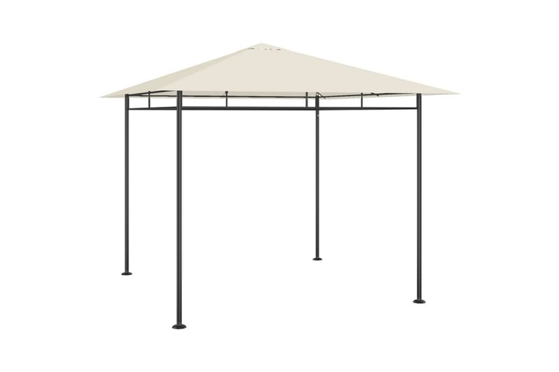 Paviljong 3x3x2,7 m gråbrun 180 g/m² - Taupe - Komplett paviljong