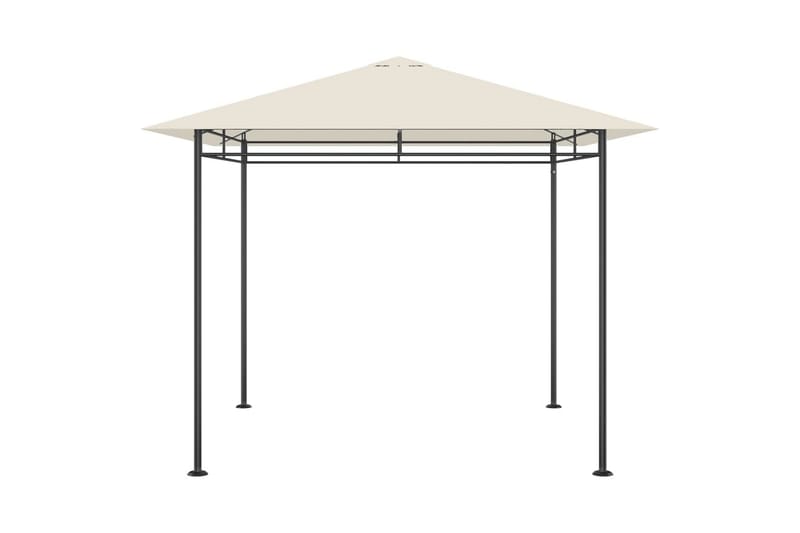 Paviljong 3x3x2,7 m gråbrun 180 g/m² - Taupe - Hagemøbler - Solbeskyttelse - Paviljonger - Komplett paviljong