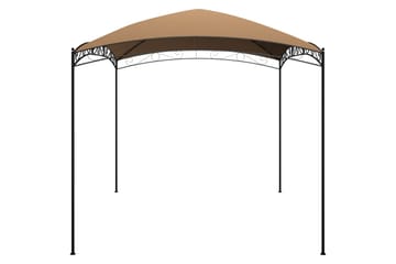 Paviljong 3x4x2,65 m gråbrun 180 g/m² - Taupe - Hagemøbler - Solbeskyttelse - Paviljonger - Komplett paviljong